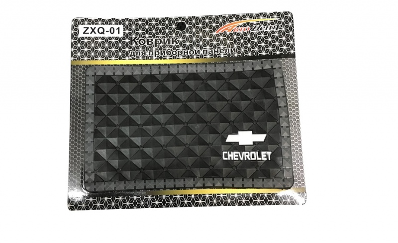 Коврик на панель маленький с эмблемой CHEVROLET ZXQ-01 