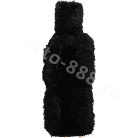 Накидка искусственная стриженая чёрная 140*50см (1шт)