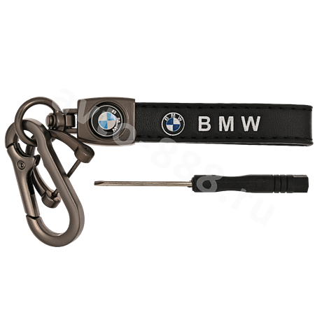 Брелоки на ключи кожа петля, карабин BMW 0397