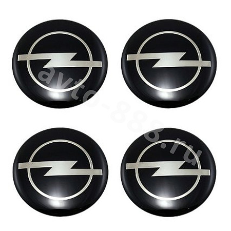 Декоративные наклейки OPEL 56MM (4шт)