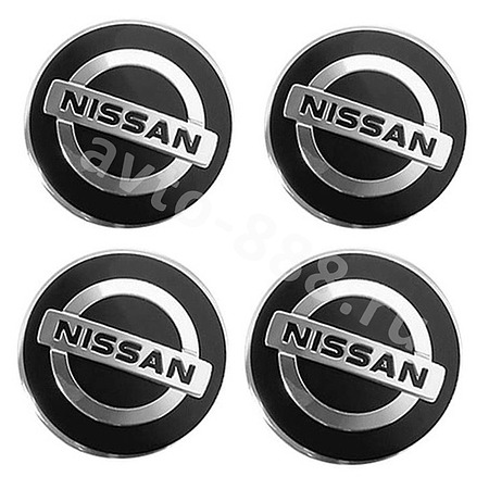 Декоративные наклейки NISSAN 56MM (4шт)