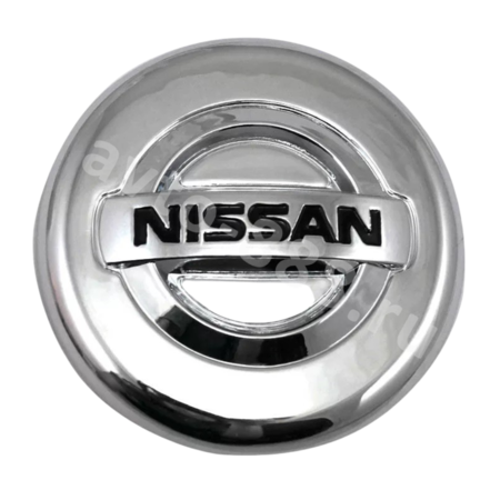 Колпачок на литье хром Nissan, C-553 (внешний73mm/внутренний63mm)