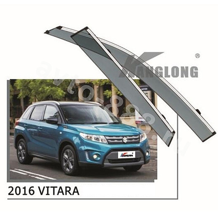 Ветровики оригинальные SUZUKI VITARA 2016 (хром)