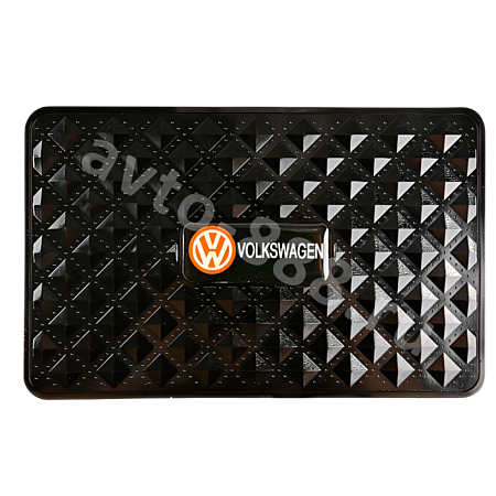 Коврик на панель противоскатный малый VOLKSWAGEN ребристый