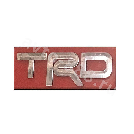 Надпись TRD красный EBL-208  63*26mm