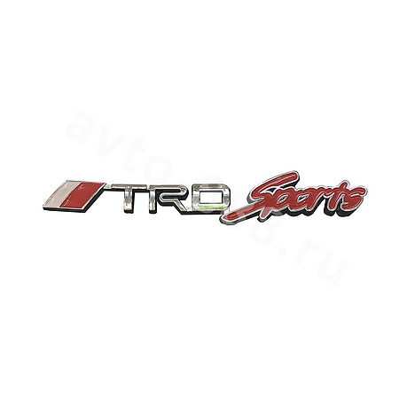 Надпись  TRD SPORT красный EBL-161A