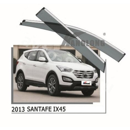 ★ Ветровики оригинальные HYUNDAI SANTAFE  13--.. (хром)