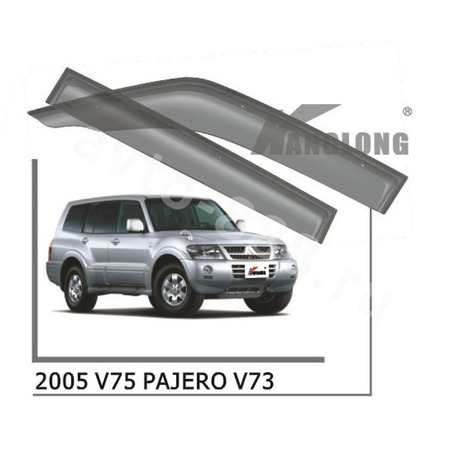 ★ Ветровики оригинальные MITSUBIHI PAJERO  00--17 (без хрома)