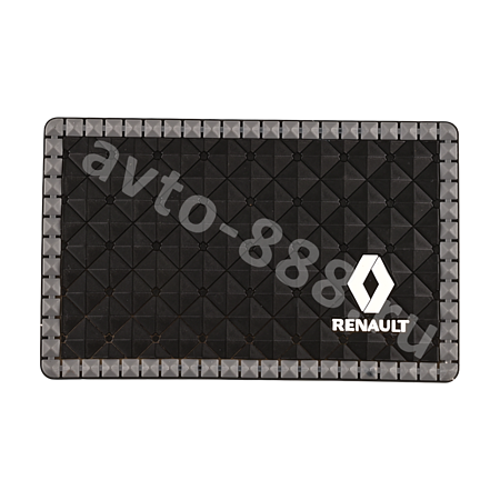 Коврик на панель маленький с эмблемой RENAULT. ZXQ-01
