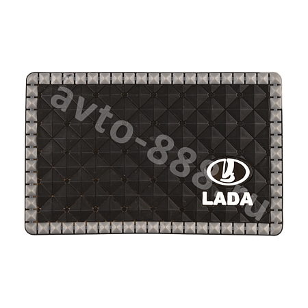 Коврик на панель маленький с эмблемой LADA. ZXQ-01