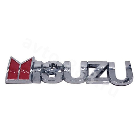 Надпись ISUZU красный LET-ISUZ