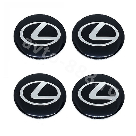 Декоративные наклейки LEXUS 56MM (4шт)