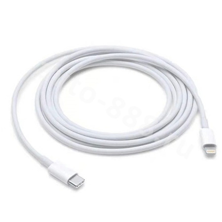 USB шнур зарядное iphone+C белый (1м) 1K23