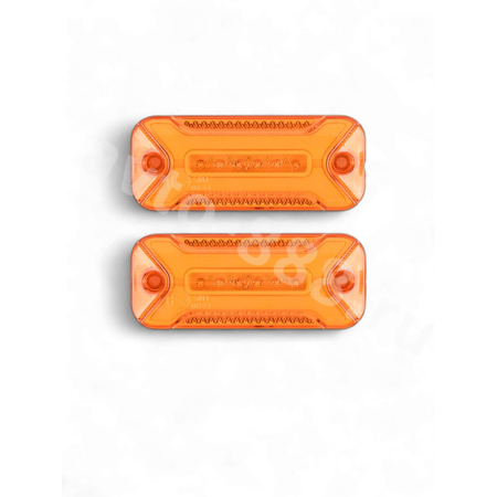 Фонари габаритные D-2392  12/24V (2шт) жёлтый