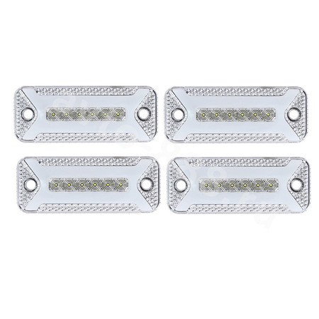 Фонари габаритные D-2392  12/24V (2шт) белый