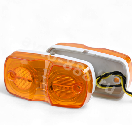 Фонари габаритные BD-0125 12/24V жёлтый (10шт)