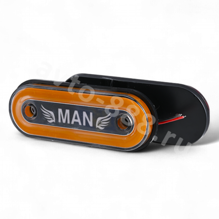 Фонари габаритные BD-0166 MAN 12/24V жёлтый (10шт)