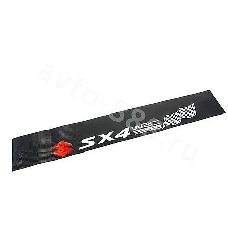 Наклейка карбон на стекло 130*21см SUZUKI SX4 DT-24