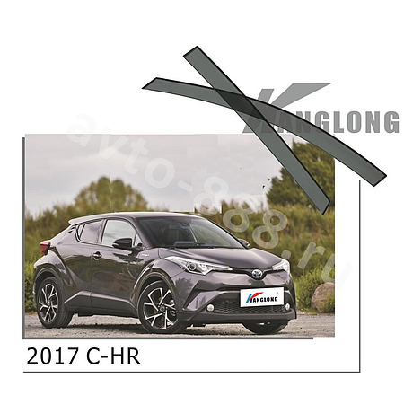 Ветровики оригинальные TOYOTA C-HR 2017