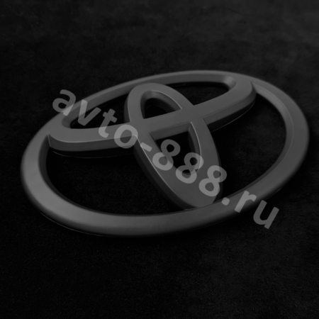 Эмблема TOYOTA TE-013A 150*105 (чёрный)