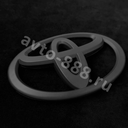 Эмблема TOYOTA 84*55 (чёрный) TE-007A