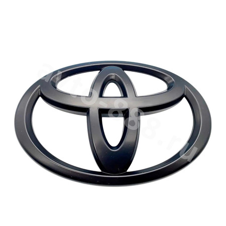 Эмблема TOYOTA 130*85mm (черный) TE-011A