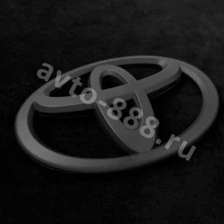 Эмблема TOYOTA 110*75 (чёрный)   TE-009A