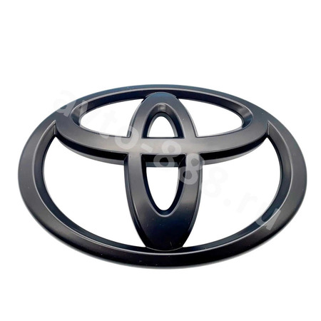 Эмблема TOYOTA 120*80mm (черный) TE-010A