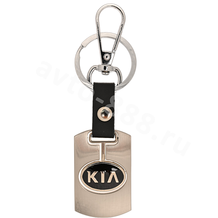 Брелоки на ключи металл, карабин KIA 0394