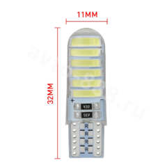 Автомобильная светодиодная лампа EJC T10-7020-12 (12V) фото 4