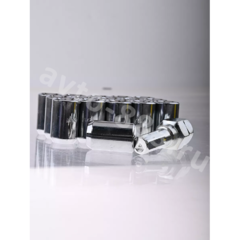 Секретки гайки R028 12*1,25 (16 шт, высота 32 мм, сквозная) хром фото 13