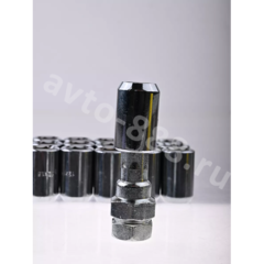 Секретки гайки R028 12*1,25 (16 шт, высота 32 мм, сквозная) хром фото 11