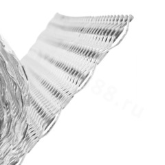 Сетка на решетку радиатора алюминиевая серебро крупная 1000*330 мм ячейка 8x25мм фото 6