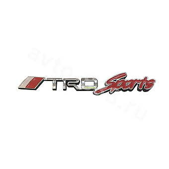 Надпись TRD SPORT красный 155*22mm EBL-161A фото 3