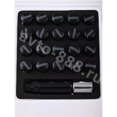 Секретки гайки RAYC 12*1,5 F450 (20 шт, высота 30 мм) чёрный фото 6