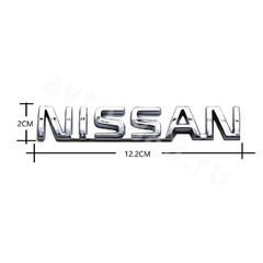 Надпись NISSAN 122*20мм NL-002 фото 2