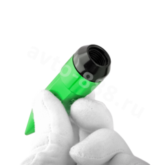 Комплект гаек-карандаш (лёгкие) R104 12*1,5 (20шт, высота 55мм) зелёный фото 4