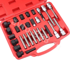 Автомобильный набор съемник шкива генератора, 30 предметов фото 3