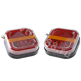 Задние габаритные огни для грузовиков D-2055 12-24V (2шт) фото 2