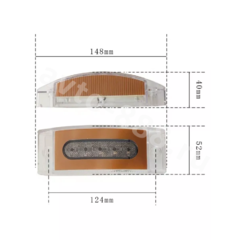 Фонари габаритные BD-0102 12/24V жёлтый (2шт) фото 6