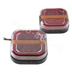 Задние габаритные огни для грузовиков D-2055 12-24V (2шт) фото 8