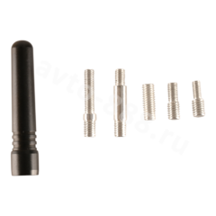 Антенна AM/FM "Aluminum&carbon" (6см) фото 2
