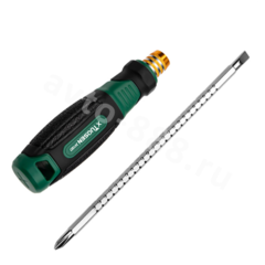 Отвёртка телескопическая с фиксатором 210мм + - фото 2