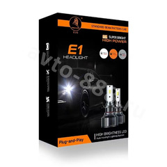 Лампочки LED E1-H4(2шт)  12v/24v, , шт фото 2