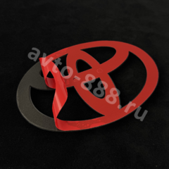 Эмблема TOYOTA 120*80 (чёрный)   TE-010A фото 2