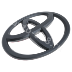Эмблема TOYOTA 160*115 (чёрный) TE-014A фото 2