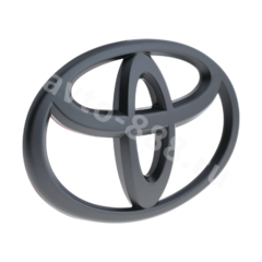 Эмблема TOYOTA 160*115 (чёрный) TE-014A фото 3