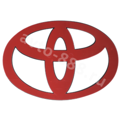 Эмблема TOYOTA 160*115 (чёрный) TE-014A фото 4