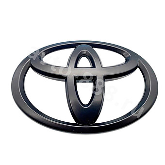 Эмблема TOYOTA 140*90mm (черный) TE-012A фото 1