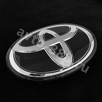 Эмблема TOYOTA 160*110 (чёрный) TE-078A фото 1
